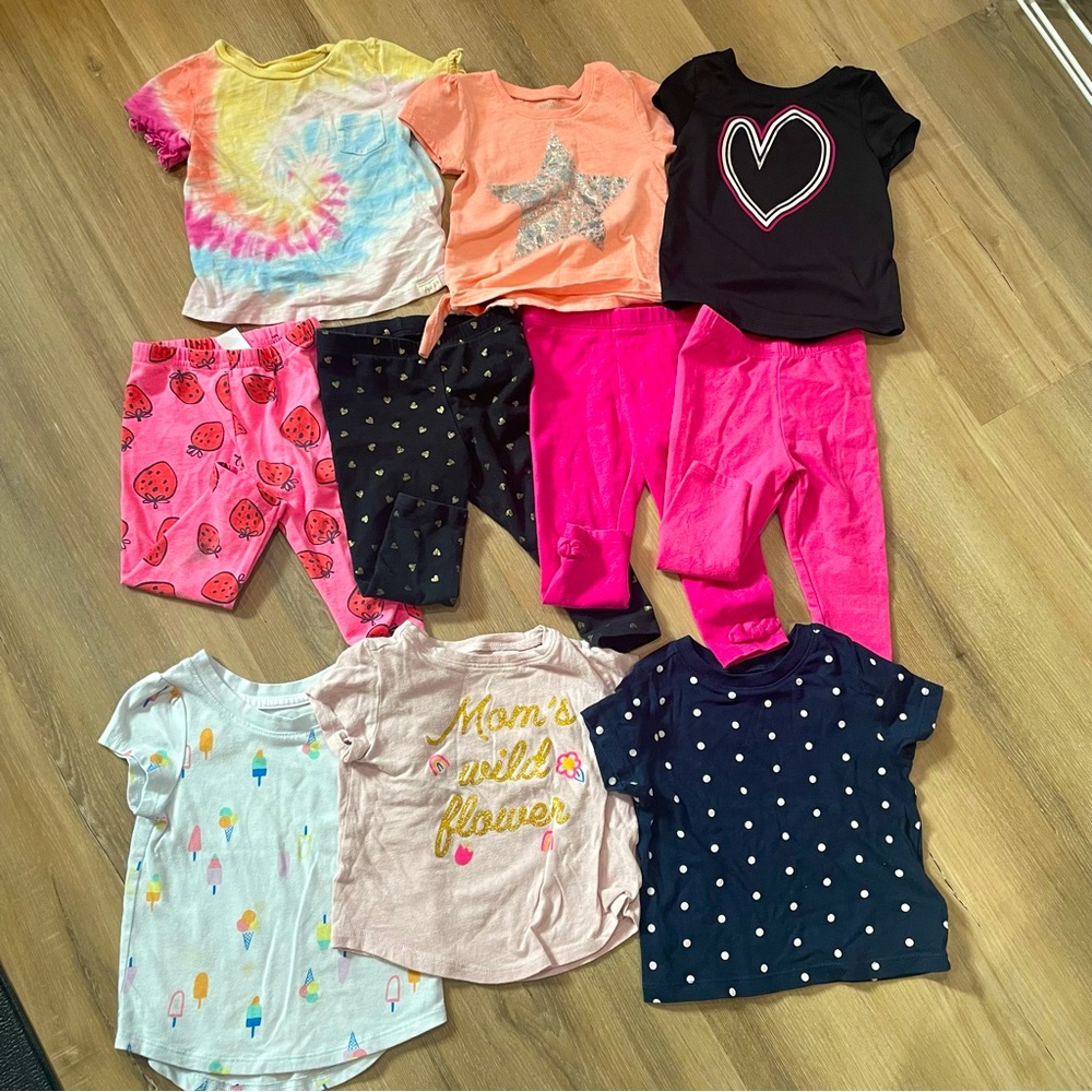 LOT Toddler girl 18 months 10 pieces